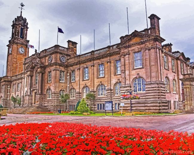 South Shields Town Hall Painting By Numbers Kits