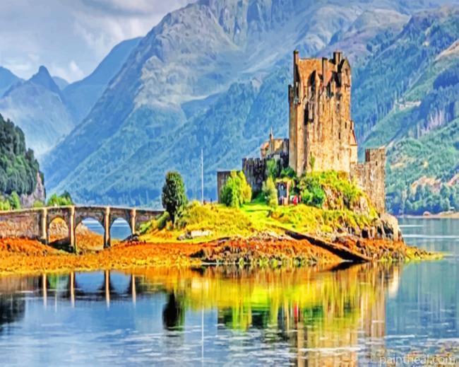 Scotland Landscape Painting By Numbers Kits