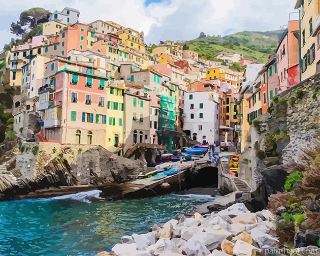 Cinque Terre Painting By Numbers Kits