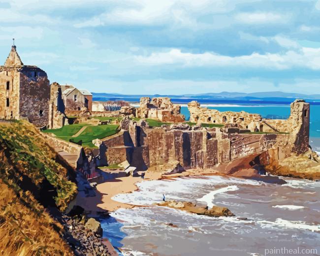 St Andrews Scotland Painting By Numbers Kits