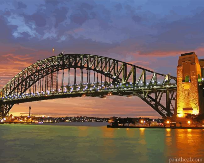Sydney Harbor Bridge Painting By Numbers Kits