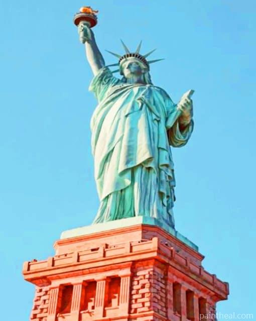 Liberty Island – 5D Diamond Painting Painting By Numbers Kits