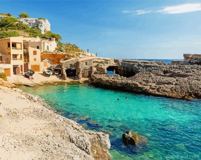 Cala Xada Palma Nova Painting By Numbers Kits