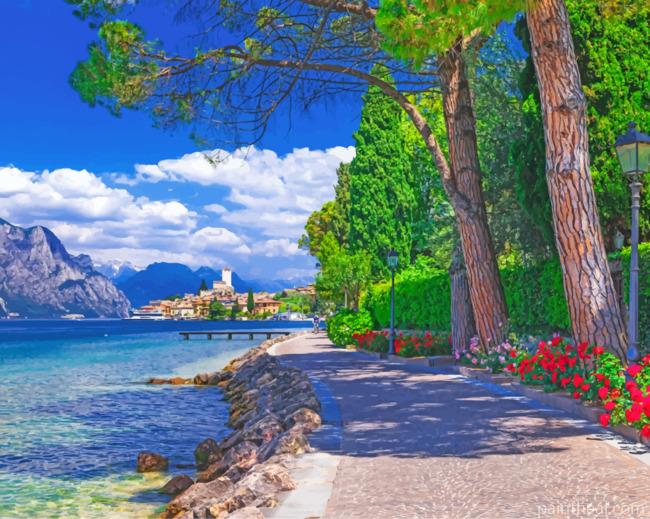 Lake Garda Painting By Numbers Kits