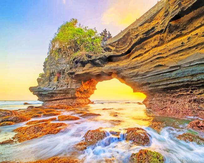 Tanah Lot Indonesia Painting By Numbers Kits