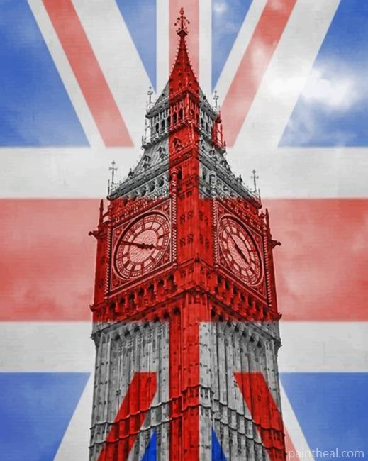 Big Ben Clock Tower Painting By Numbers Kits