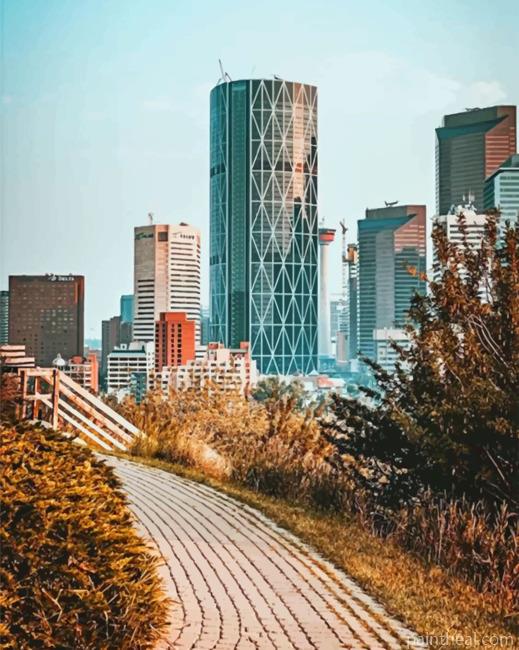 Calgary Canada Painting By Numbers Kits