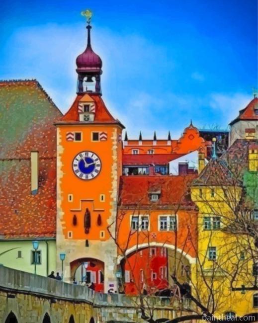 Regensburg Germany Painting By Numbers Kits