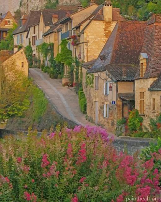 Old Village Painting By Numbers Kits