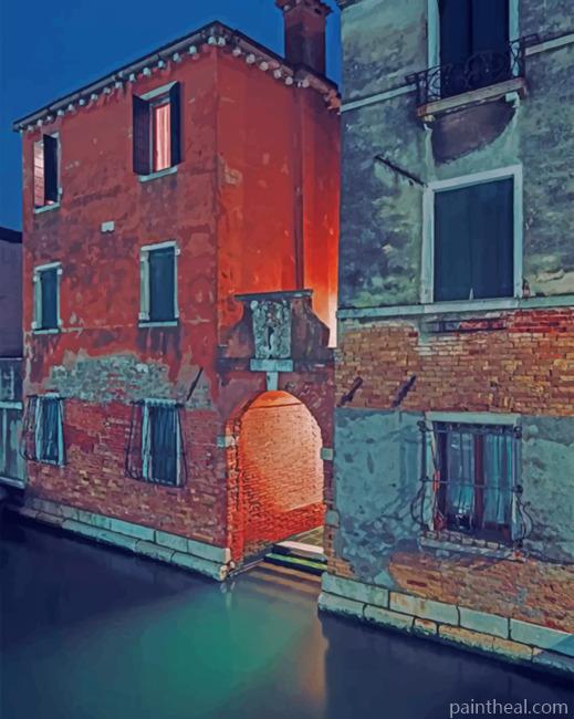 Venice Houses Painting By Numbers Kits