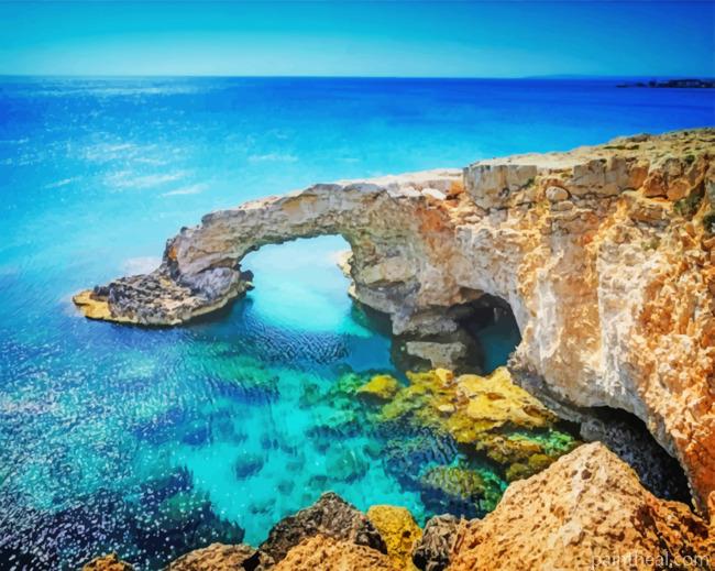 Cyprus Seascape Painting By Numbers Kits