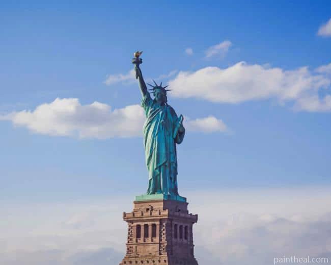 Liberty Statue New York Painting By Numbers Kits