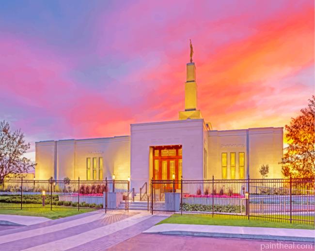 Montreal Quebec Temple Painting By Numbers Kits