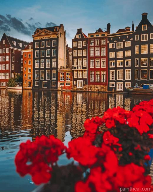 Amsterdam Netherlands Painting By Numbers Kits