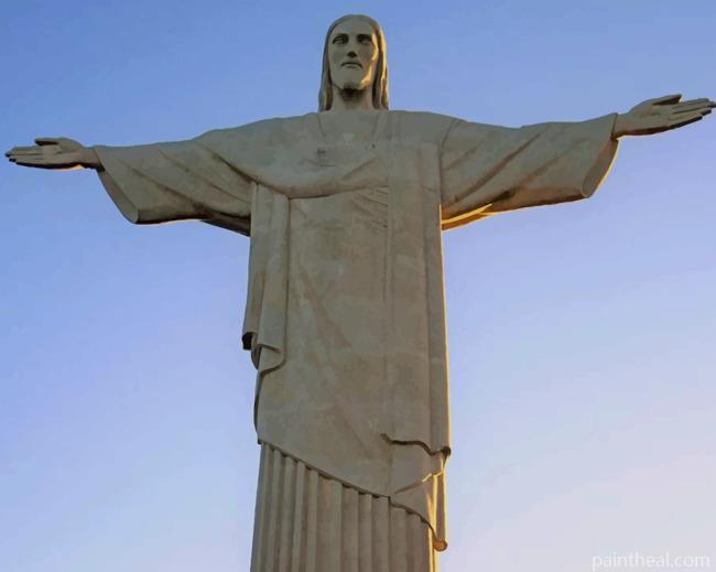 Christ The Redeemer Statue Painting By Numbers Kits