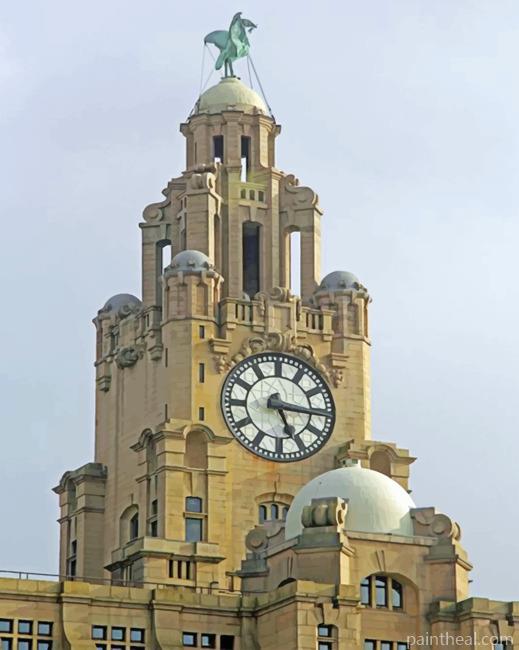 Royal Liver Building Painting By Numbers Kits