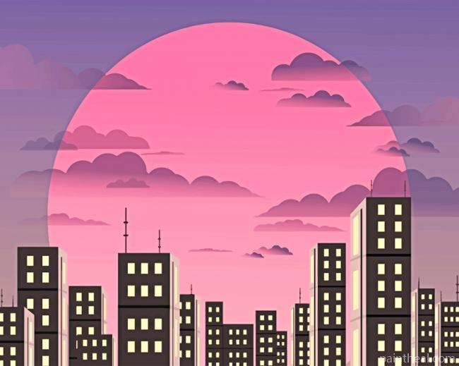 Nashville Buildings Painting By Numbers Kits