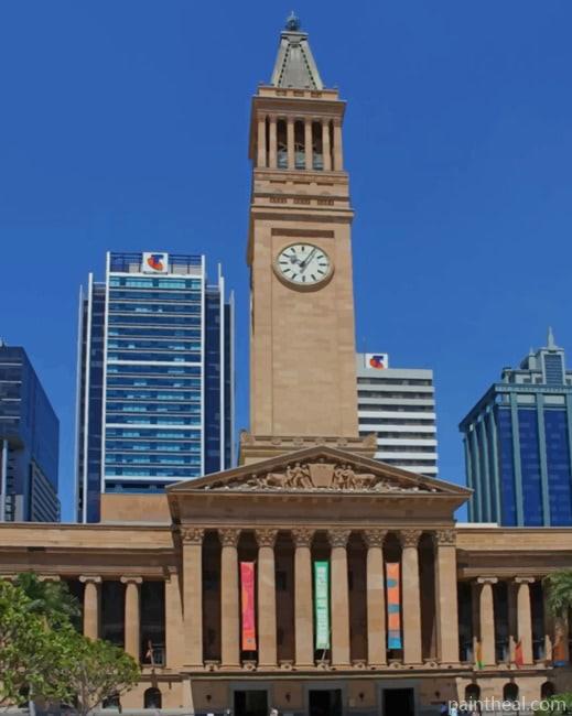 Brisbane Building Landscapes Painting By Numbers Kits