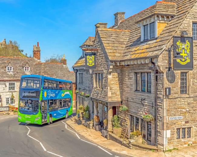 Dorset Town Painting By Numbers Kits