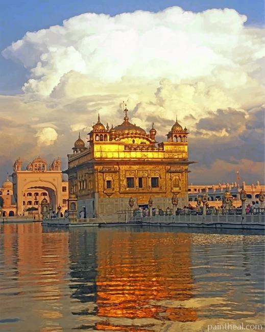 Sri Harmandir Sahib Painting By Numbers Kits