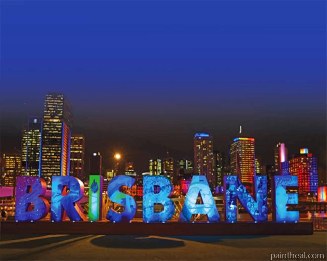 Brisbane Australia Painting By Numbers Kits