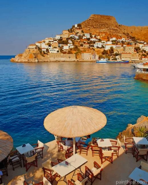 Hydra Saronic Island Painting By Numbers Kits