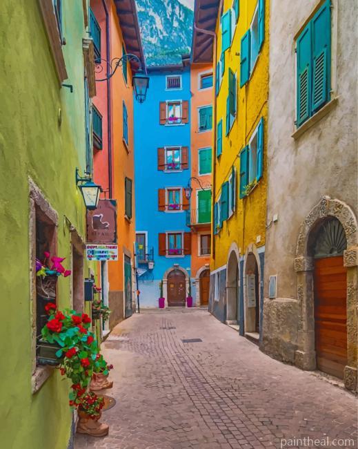 Riva Del Garda Italy Painting By Numbers Kits