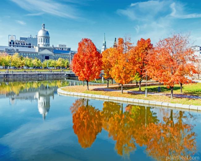 Montreal Canada Painting By Numbers Kits