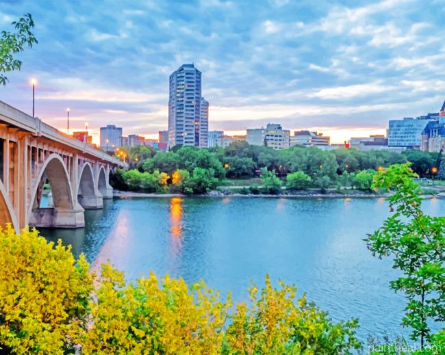 Saskatoon South Saskatchewan Painting By Numbers Kits