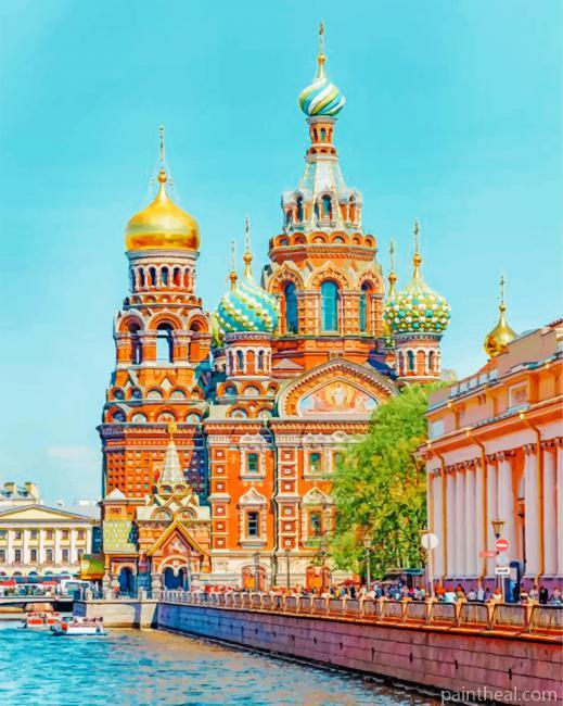 St Petersburg Russia Painting By Numbers Kits