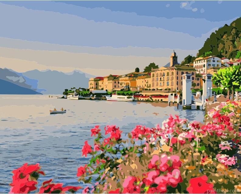 Lake Como Painting By Numbers Kits