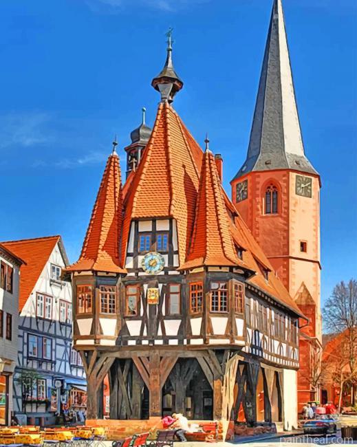 Town Hall Germany Painting By Numbers Kits