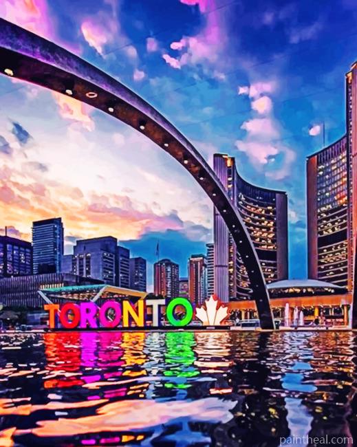 Toronto Painting By Numbers Kits