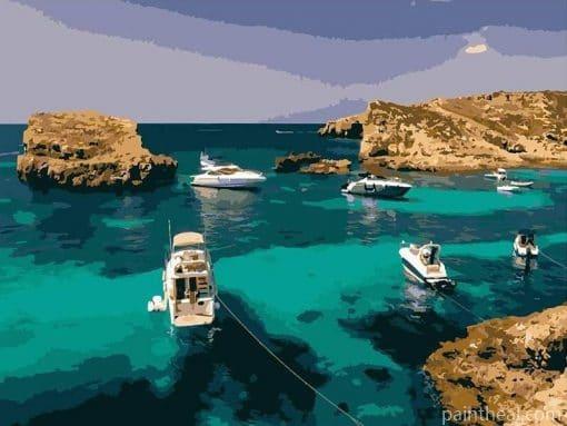 Gulf of Malta Painting By Numbers Kits