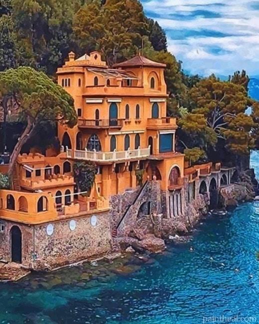 Portofino Italy Painting By Numbers Kits