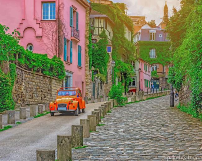 Montmartre Paris Painting By Numbers Kits