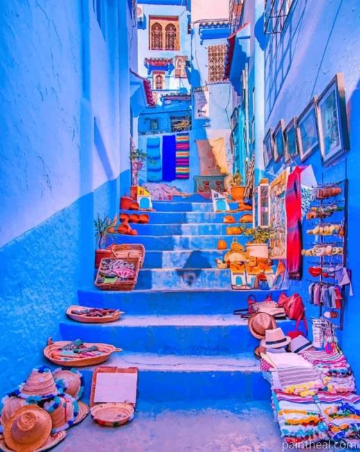 Blue Pearl Morocco Painting By Numbers Kits