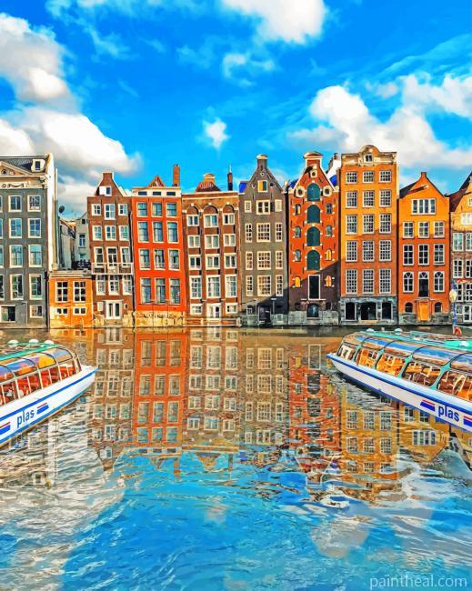Holland Amsterdam Painting By Numbers Kits