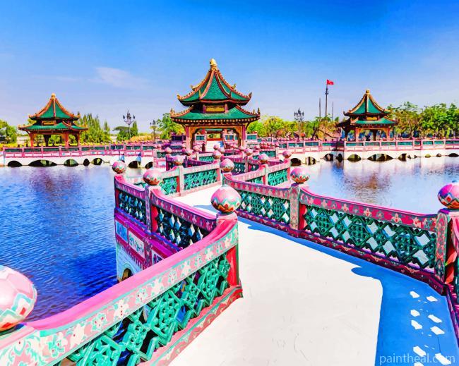Thailand Bangkok Painting By Numbers Kits