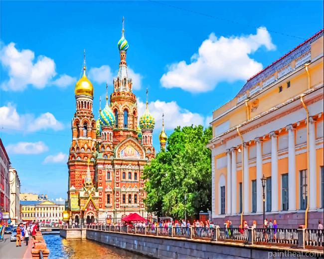 St Petersburg Painting By Numbers Kits