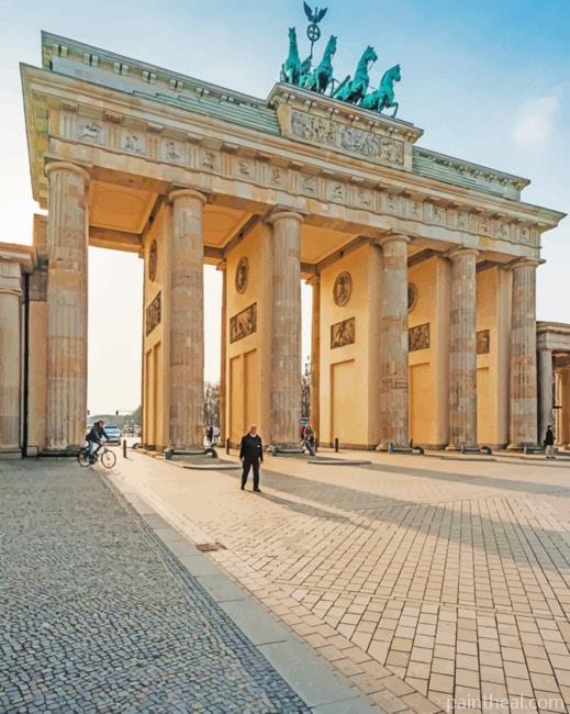 Pariser Platz Berlin Germany Painting By Numbers Kits