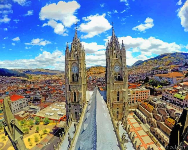 Basilica Quito Painting By Numbers Kits