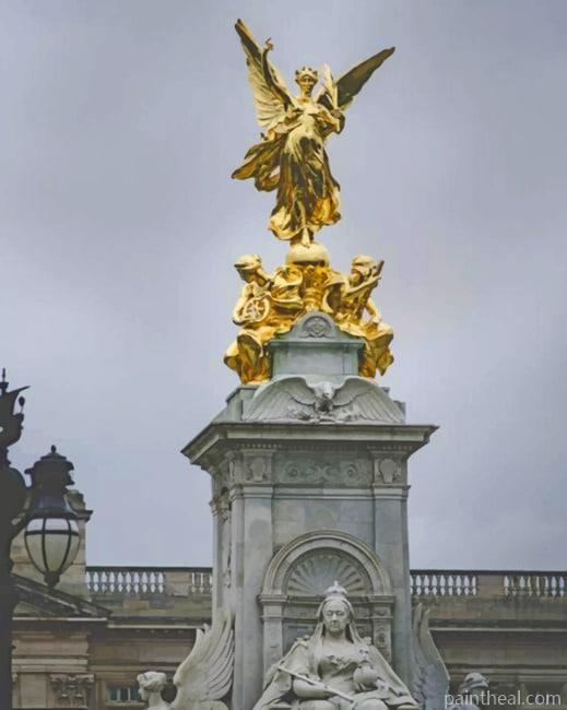 Victoria Memorial Buckingham Palace Painting By Numbers Kits