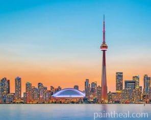 Toronto Skyline Painting By Numbers Kits