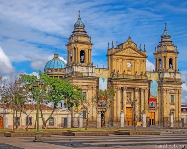 Guatemala City Painting By Numbers Kits