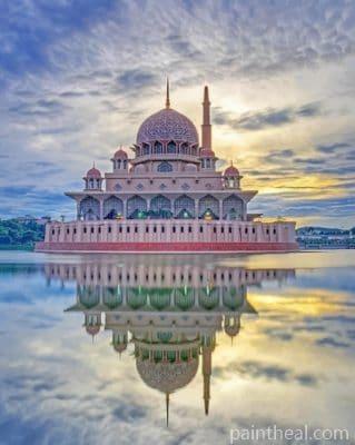 Masjid Putra Malaysia Painting By Numbers Kits