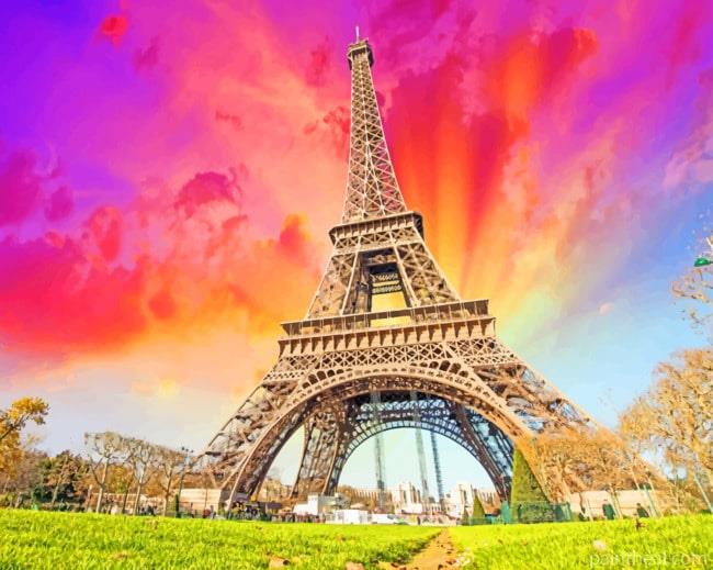 Eiffel Tower Painting By Numbers Kits