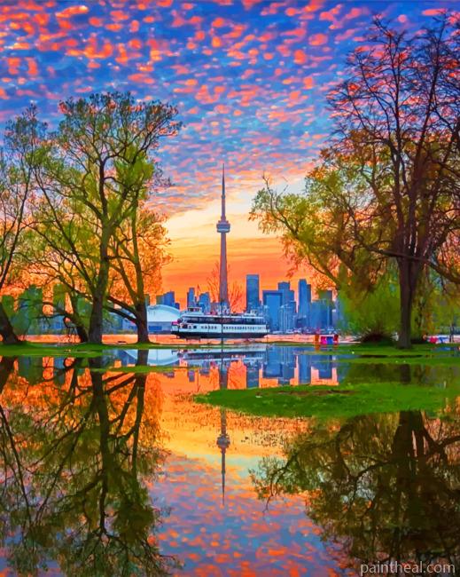 Toronto Canada Painting By Numbers Kits