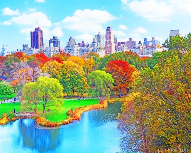 Central Park New York Painting By Numbers Kits