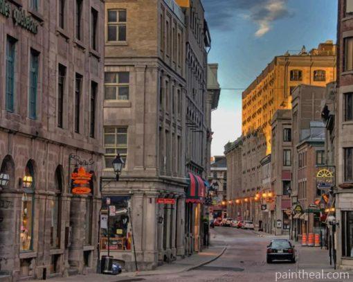 Rue Saint Paul Old Montreal – 5D Diamond Paintings Painting By Numbers Kits